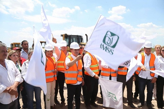 Inicio de construcción de Hospital del IMSS Navojoa el chiltepin