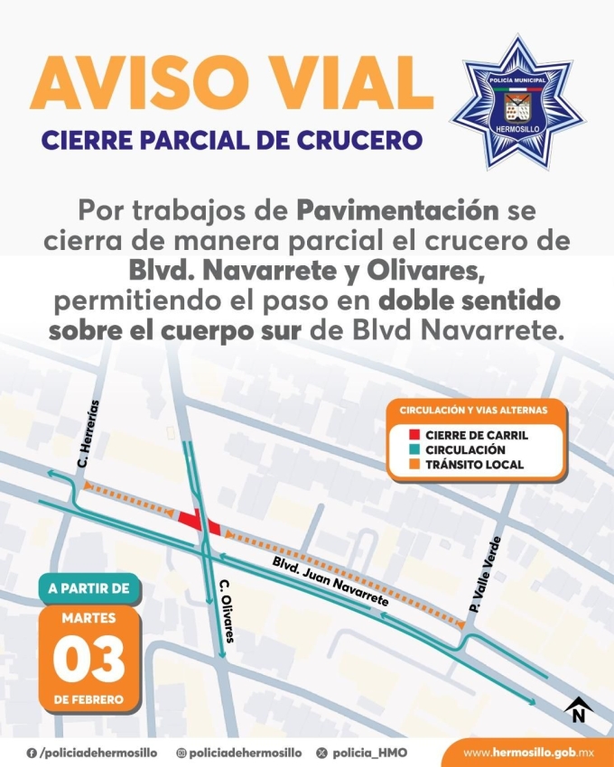 Iniciarán este 3 de febrero trabajos de rehabilitación el chiltepin