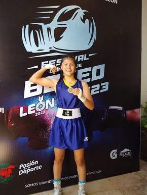 Gana alumna de Cecyte medalla de oro en nacional de boxeo el chiltepin